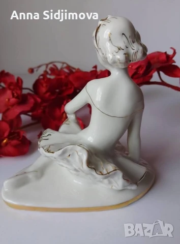 Руски порцелан ЛФЗ статуетка , снимка 2 - Статуетки - 51232874