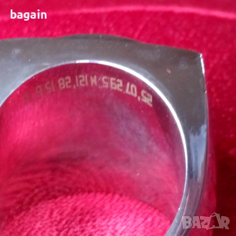 Марков мъжки пръстен., снимка 4 - Пръстени - 52519539