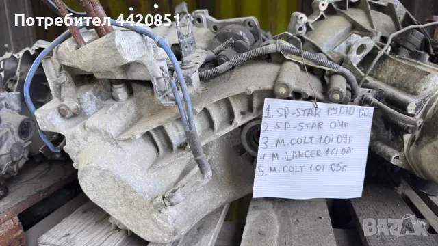 Скоростна Кутия за За Mitsubishi Cold 2005