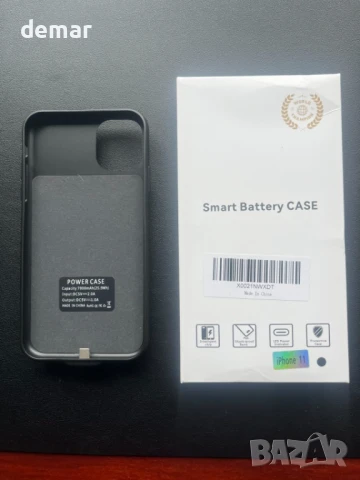 Калъф с батерия MIGAFEI за iPhone 11, 7000mAh, черен, снимка 8 - Калъфи, кейсове - 50687936