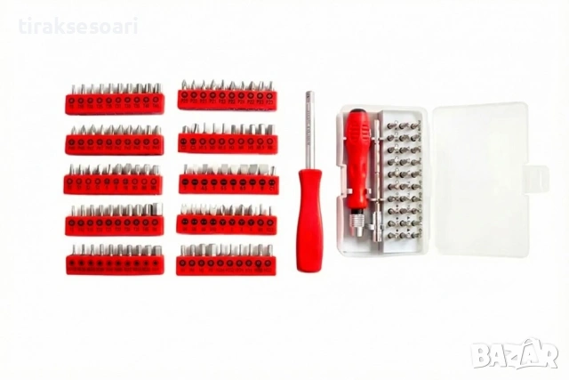 ТОП ОФЕРТА Гедоре 303 части 1/2″ и 1/4″ STAHLMAYER Cr-V, снимка 4 - Куфари с инструменти - 53622270