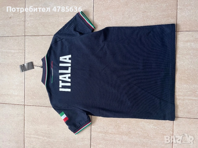 Тениска с яка Armani/ EA7 размер S , снимка 2 - Тениски - 54249529