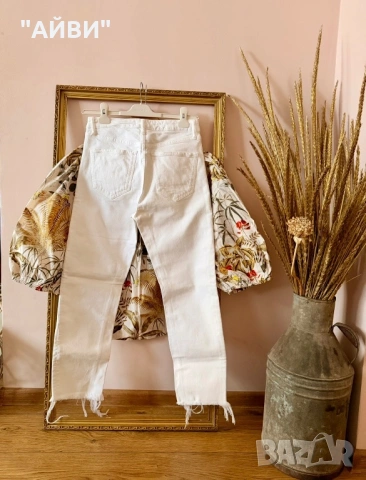 ZARA дамски дънки и риза H&M, снимка 4 - Дънки - 53966394