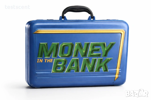 Договорът в куфарчето WWE Money In The Bank Briefcase куфар перфектен колекционерски Blue в синьо