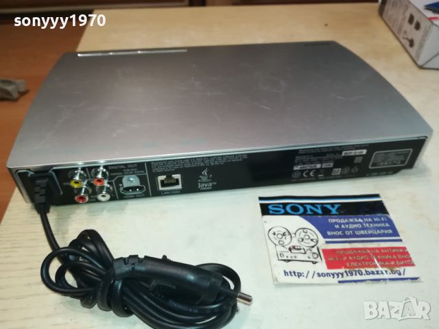 SONY BDP-S186 BLU-RAY DISC PLAYER-ВНОС SWISS 1006240937, снимка 12 - Плейъри, домашно кино, прожектори - 46136136