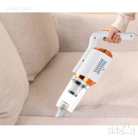 Акумулаторна домакинска ръчна прахосмукачка с 5 накрайника, снимка 3 - Прахосмукачки - 53508711