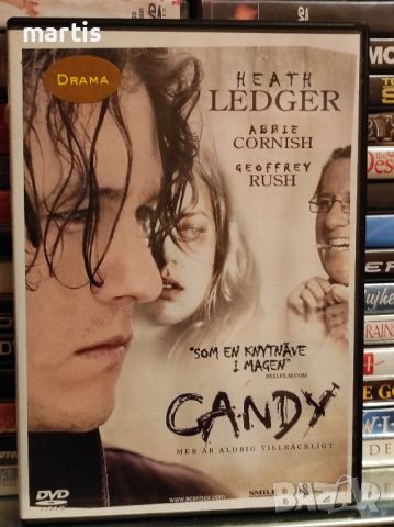 DVD Candy/Heath Ledger/, снимка 1 - DVD филми - 45642429