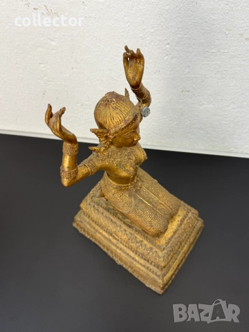 Бронзова скулптура / фигура на тайландско божество. №7515, снимка 9 - Антикварни и старинни предмети - 52127089