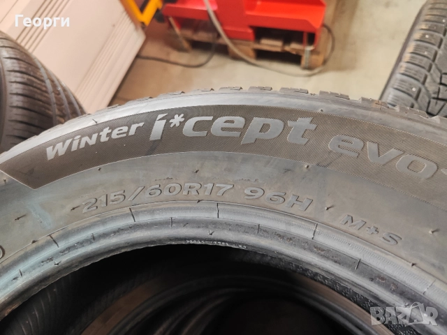 4бр.зимни гуми 215/60/17 Hankook, снимка 4 - Гуми и джанти - 52490068