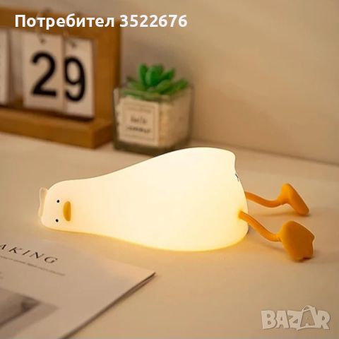 Идеален за всяка детска стая, DUCKY® предлага едновременно функционалност и стил, снимка 1 - Детски нощни лампи - 45511902