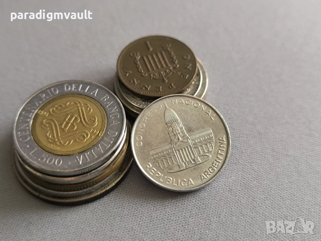 Монета - Аржентина - 1 песо | 1984г., снимка 2 - Нумизматика и бонистика - 52426025