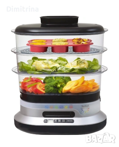 Уред за готвене на пара Tefal Steam n'Light VC3008, 900 W, 10 л