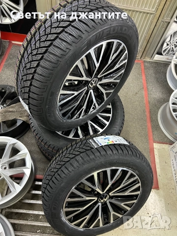 Джанти с Нови зимни Гуми за VW Golf 5 6 7 8 Caddy Touaran T-Roc Skoda Octavia , снимка 2 - Гуми и джанти - 51728198