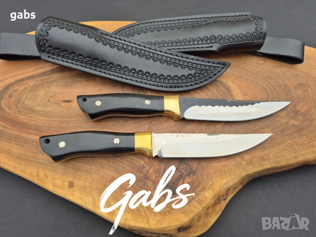 Ловен нож фултанг с кожена кания LN410,два модела, снимка 2 - Ножове - 49230242