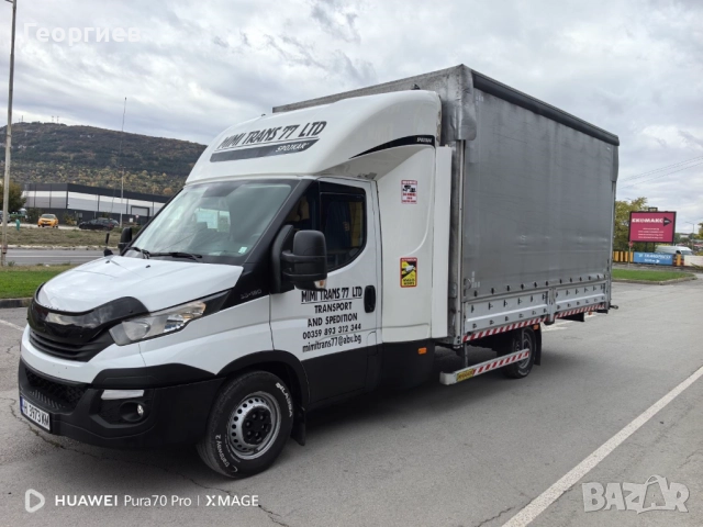 10 палетен бус ивеко дейли с падащ борд, снимка 2 - Бусове и автобуси - 51679012