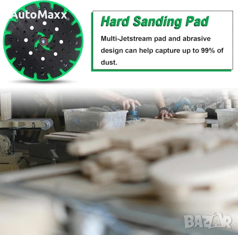 202460 ETS 150 Твърд шлифовъчен плот 6 инча 150 мм Съвместим с Festool , снимка 4 - Ъглошлайфи - 53204893