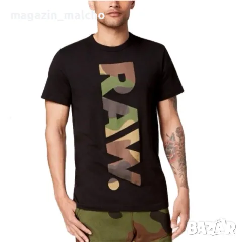 Детска Тениска – G-STAR RAW Daba Camo Large Logo; размери: 7-8, 11-12 и 12-13 години, снимка 2 - Детски Блузи и туники - 49738941
