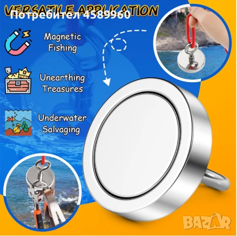 Неодимов магнит с халка, снимка 4 - Екипировка - 53884780