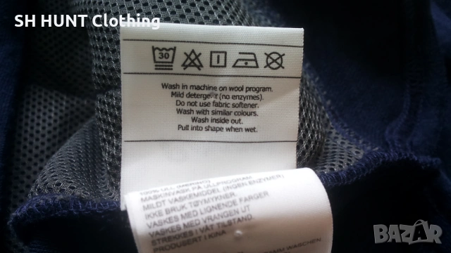 Bergans of NORWAY TUVA LIGHT WOOL HOOD Jacket 100% Merino Wool размер XXL суичър - 1970, снимка 13 - Екипировка - 53249546