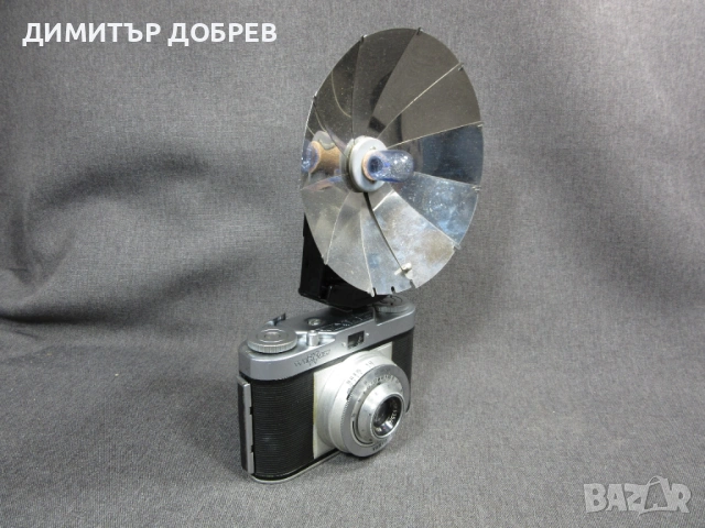 СТАР РЕТРО ФОТОАПАРАТ WIRGIN EDIXA СЪС СВЕТКАВИЦА, снимка 2 - Антикварни и старинни предмети - 54157283