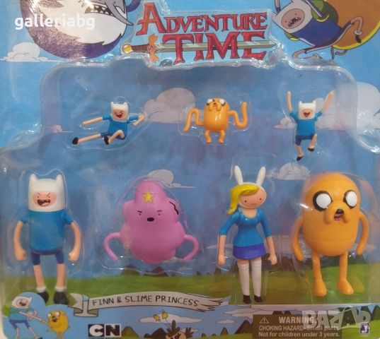 Комплект фигурки на Време за приключения (Adventure Time), снимка 1 - Фигурки - 46743230