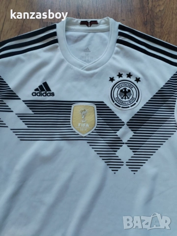 ADIDAS GERMANY 2017 2018 HOME - колекционерска футболна тениска КАТО НОВА М, снимка 2 - Тениски - 53786606