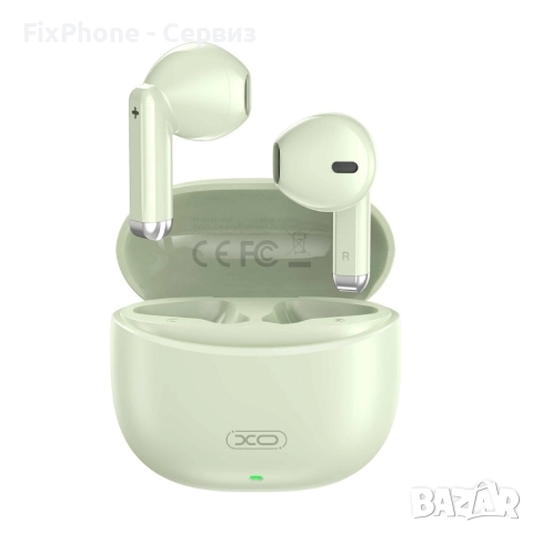 Слушалки Bluetooth безжични XO X33 TWS, Зелени 