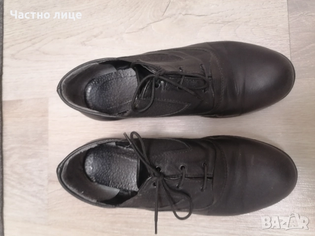 37н.Естествена кожа дамски обувки, стелка 24см., снимка 2 - Дамски ежедневни обувки - 51946625