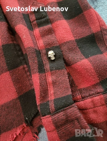 Мъжка риза Judas Sinned, размер S, снимка 3 - Ризи - 54158632