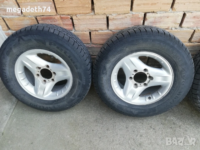 Зимни гуми на лети джанти за Opel Frontera , снимка 2 - Гуми и джанти - 53875934