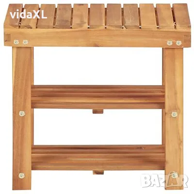 vidaXL Стелаж за обувки, 50x32x45 см, акациево дърво масив(SKU:45929), снимка 2 - Други - 48137934