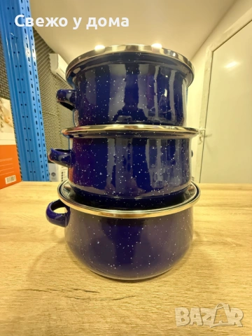 Комплект от 3 тенджери - 16см, 18см, 20см