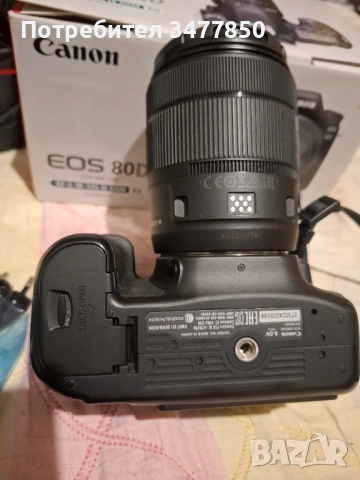 Фотоапарат Canon 80D, снимка 5 - Фотоапарати - 53832691