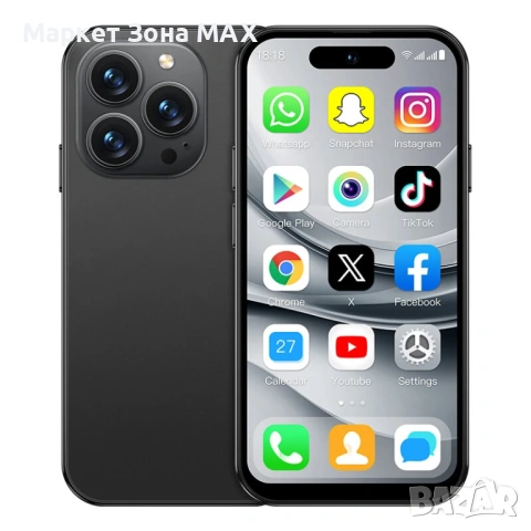 SOYES M17 Pro Mini 4-инчов Android 12.0 2GB + 16GB Всички Оператори в България. Гаранция 12 месеца, снимка 12 - Телефони с две сим карти - 53483083