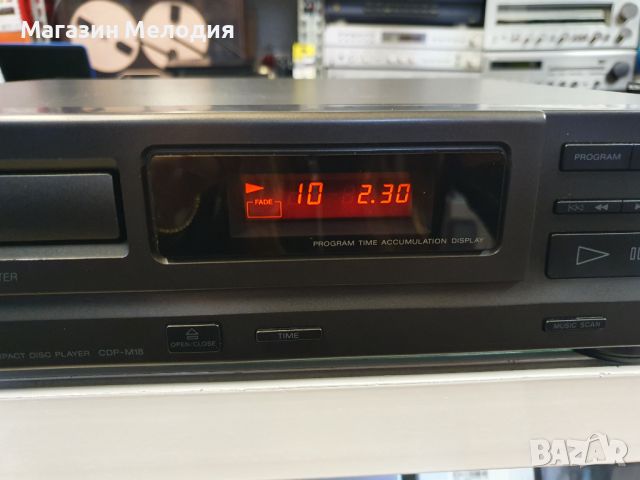 CD Player SONY CDP-M18 В отлично техническо състояние, много добър външен вид., снимка 6 - Декове - 45420177