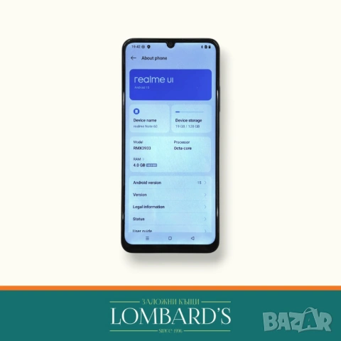Realmi  Note 60 128 GB, N: 535467, снимка 3 - Xiaomi - 53910315