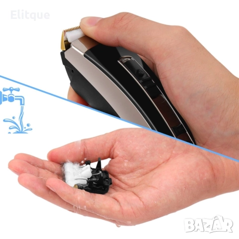 Машинка за подстригване на коса с керамично–титаниево острие и дисплей SHAV20, снимка 6 - Машинки за подстригване - 52807061