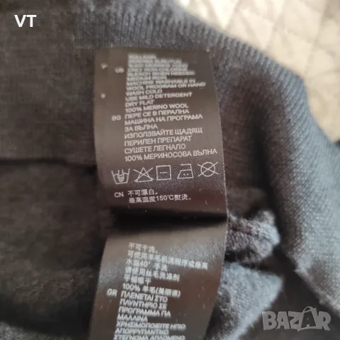 Мъжки вълнен пуловер H&M, снимка 6 - Пуловери - 47657469