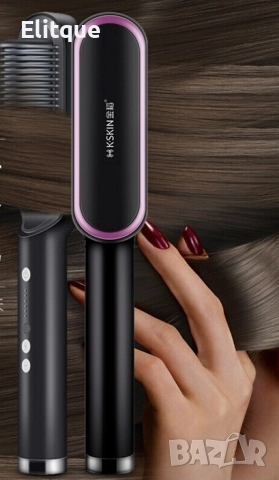 Електрическа многофункционална четка за изправяне на коса, снимка 18 - Преси за коса - 52796079