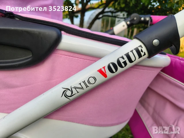 Бебешка количка Nio Vogue, снимка 9 - Детски колички - 50681343