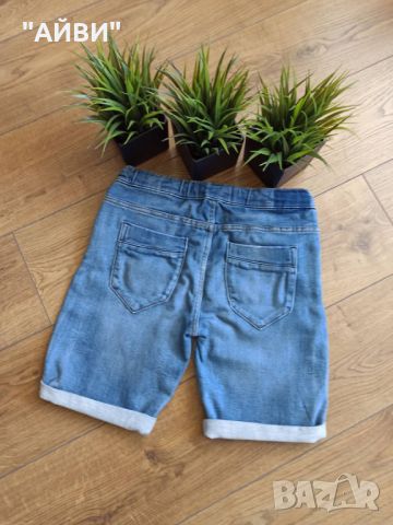 Къси маркови дънки за момче, снимка 2 - Детски къси панталони - 45422070