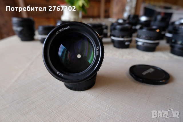Nikon AF 85mm f1.8 Lens. Nikon