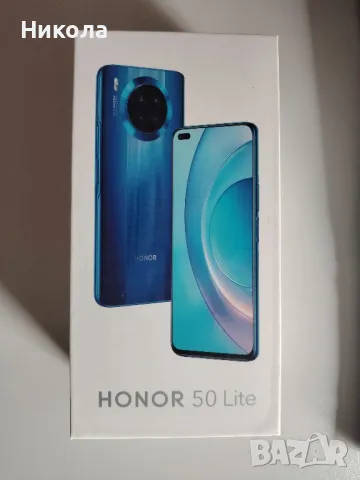 Продавам смартфон Honor 50 lite + подарък безжични слушалки, снимка 1 - Huawei - 47239148