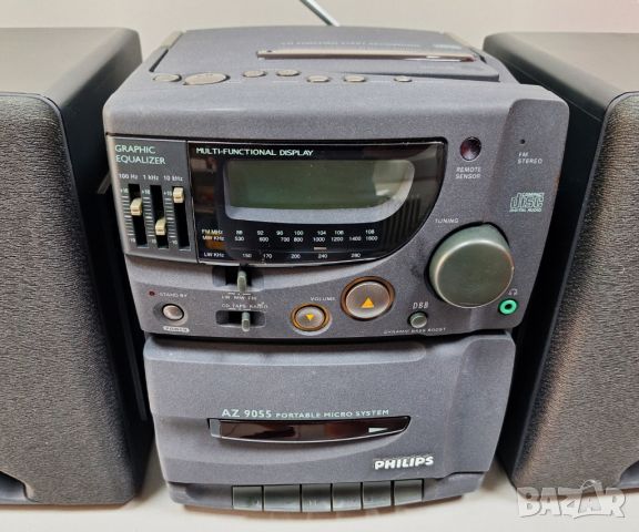 Преносима HIFI Микро Система PHILIPS AZ 9055, снимка 7 - Аудиосистеми - 46278162