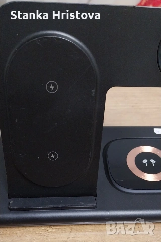 Безжично зарядно 4в1JJT- A80., снимка 2 - Друга електроника - 53130156