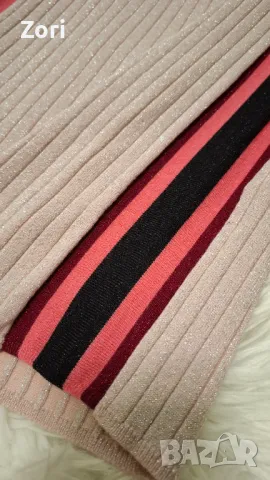 ИЗКЛЮЧИТЕЛНО КРАСИВА блестяща пола фино плетиво , снимка 4 - Поли - 49683068