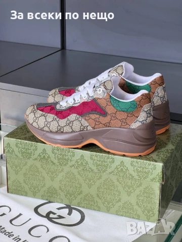 Gucci Унисекс Маратонки👟Дамски Маратонки👟Мъжки Спортни Обувки Гучи Код E1329, снимка 2 - Маратонки - 53969515