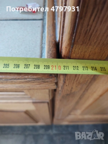 Дъбова ъглова кухня с уреди , снимка 4 - Кухни - 54207710