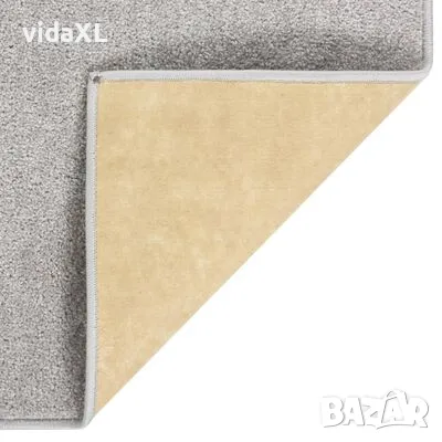 vidaXL Килим с къс косъм, 140x200 см, светлосив（SKU:340324）, снимка 4 - Килими - 49165616