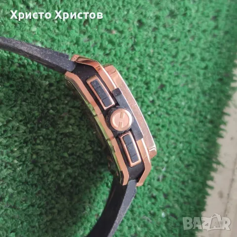 Мъжки луксозен часовник Hublot Square Bang Au750/Titanium , снимка 6 - Мъжки - 46972532